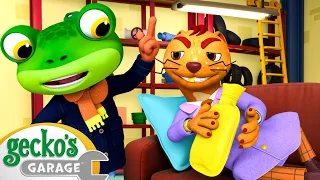 Can Gecko Help Sick Weasel? | Gecko's Animal Pals | Animal & Vehicle Cartoons | Cartoons for Kids