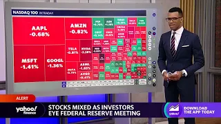 Stocks mixed as investors eye Fed meeting