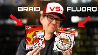 How To Choose Between Braid And Fluorocarbon!!! Is This The Best Line For Fishing!?