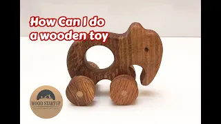 How can I make a wooden toy for kids