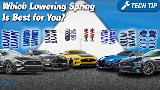 Watch This BEFORE Buying Lowering Springs | S550 Mustang Spring Buying Guide