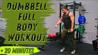 Full Body Dumbbell Workout - 20 Minutes