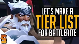 Let's Make A Tier List For Battlerite!