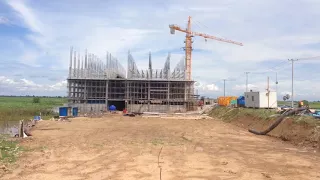 Cambodia-Phnom Penh tallest Building are growing up | Chaktomuk City View