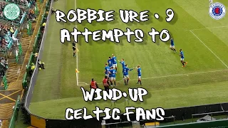 Robbie Ure (9) Tries to Wind-Up Celtic Fans - Celtic B 5 - Rangers B 2 - 30 December 2022