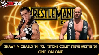 WWE 2K24 - Shawn Michaels vs Stone Cold | Wrestlemania