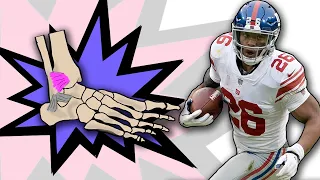 Doctor Reviews Saquon Barkley ANKLE INJURY and High Ankle Sprain Evaluation