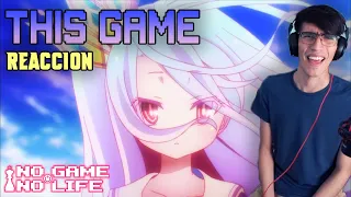 MÚSICO reacciona a OP NO GAME NO LIFE | This Game chulada!