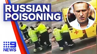 Russian opposition leader flown to German hospital following poisoning | 9 News Australia