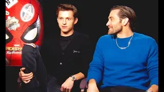 Jake Gyllenhaal pranks Tom Holland