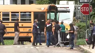 Staten Island residents continue to protest over use of former school to house migrants
