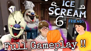 Ice Scream 6 Full Gameplay !! || Ice Scream 6 Escape Ending || Ice Scream 6