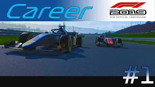 F1 2019 КАРЬЕРА #1 - НАЧАЛО НАШЕГО ПУТИ