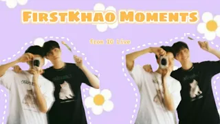 FirstKhao moments from old IG Live (ENG SUB) #firstkhao #firstkanaphan #khaotungg #เฟิร์สข้าวตัง