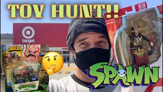 TOY HUNT and WIFE SHOW & TELL! Does she approve of my loot? TMNT, NECA, SPAWN, MARVEL LEGENDS FUNKO!