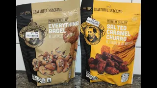 Pear’s Gourmet: Everything Bagel Flavored Cashews & Salted Caramel Churro Flavored Almonds