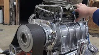 WE PUT 671 GMC BLOWER ON A JUNKYARD 350 SBC!