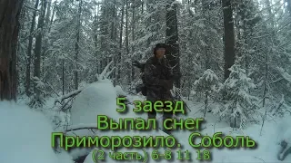 5 заезд Выпал снег Приморозило Соболь (2 часть) 6-8 11 18