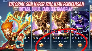 Tutorial SUN Rotasi Build Emblem Gameplay ❗ FULL PENJELASAN ❗ Cara Main SUN Solo Ranked AUTO WIN !!!