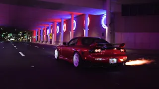"Jikkō" | The Run | 3 flame spitting RX7's | 4k car cinematic