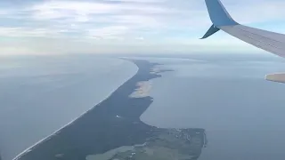 Approaching Kaliningrad airport from Klaipeda