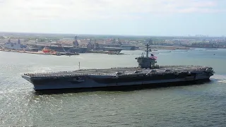 USS George Washington Departs For SS24