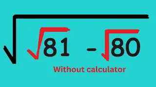 A Nice nested Square Root Math Simplification | No Calculator 📵 | Math Olympiad