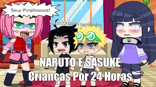 •°NARUTO E SASUKE Crianças Por 24 Horas, Gacha club: Especial 50K De Inscritos 💕