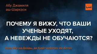 Почему я вижу, что ваши учёные уходят, а невежды не обучаются?! (асар Абу ад-Дарды) - Абу Джамиля