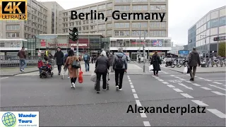 Berlin, Germany - 4K Winter Walk 2021 Part 1 - Alexanderplatz