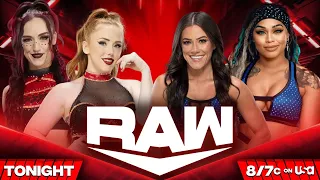 WWE RAW: Alba Fyre & Isla Dawn Vs Kayden Carter & Katana Chance #WWERAW #WWE2K24