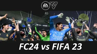 EA FC 24 vs. FIFA 23 PC Gameplay Graphics Comparison | Ultra Settings | 4K