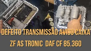 Defeito Transmissão Aviso caixa ZF AS Tronic - DAF CF 85.360