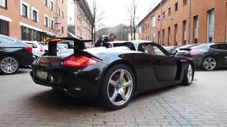 Porsche Carrera GT start up & HUGE REVS - HD