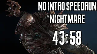 Resident Evil 3 - No Intro Nightmare Speedrun [43:58]