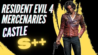 Resident Evil 4 | Mercenaries | Rank S++ | CASTLE - LUIS Gameplay