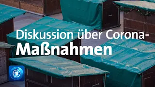 Corona-Pandemie: Diskussion über schärfere Maßnahmen