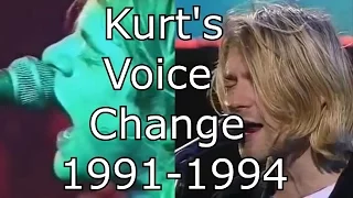 Nirvana - Come As You Are - Kurt's Voice Change 1991-1994 (Live Mix)