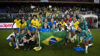 BASTIDORES DA SELEÇÃO FEMININA: câmera da CBFTV mostra detalhes de Brasil 1 x 0 Itália