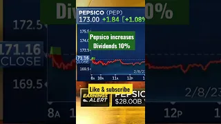 PEPSICO INCREASES DIVIDENDS 10% #investing #money #dividends