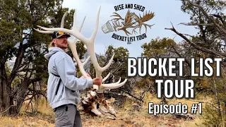 SHED HUNTING 2024 | BUCKET LIST TOUR | UTAH ROCKY MOUNTAIN ELK & MULE DEER EPISODE 1