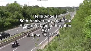 Hells Angels' 50th Anniversary Celebration Ride Out to Brighton