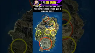 POR TEMOS A IMPRESSÃO QUE O MAPA DE GTA SAN ANDREAS É MAIOR QUE O MAPA DE GTA 5?