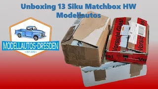 Modellauto Unboxing Video No. 13 Siku, Hot Wheels, Matchbox, Majorette