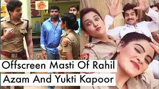 |Offscreen Masti of Yukti Kapoor And Rahil Azam| |Brother And Sister's Bond| |Yukti And Rahil Bond|