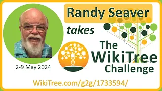 WikiTree Challenge 5 Wrap-up with @RandySeaver