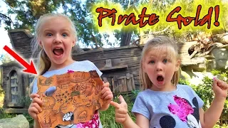 Pirate Treasure Chest Found on Pirate Island! Bandits Steal My Map!!!