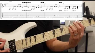 How to play ‘Captive Honour’ by Megadeth Guitar Solo Lesson w/tabs pt1