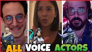 All Valorant Voice Actors Live Voice Acting Agents Voice lines