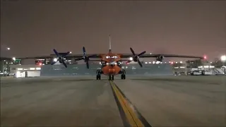 RARE Cavok Air Antonov An-12B / Антонов Ан-12 UR-CJN Engine Start, Taxi, & Takeoff @ ORD [12.12.18]